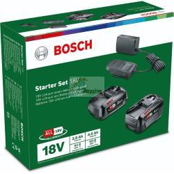 BOSCH STARTER-SET 18 V 2AH + 4AH + AL18V-20 EU MOD. 1600A027U9 EAN 4053423231434