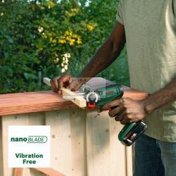 BOSCH UNIVERSALCUT 18V-65 INKL. 2,5AH AKKU + LADER MOD. 06033D5202 EAN 4053423240993