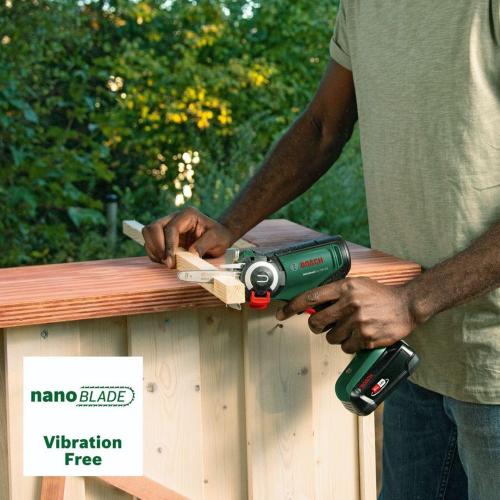 BOSCH UNIVERSALCUT 18V-65 INKL. 2,5AH AKKU + LADER MOD. 06033D5202 EAN 4053423240993