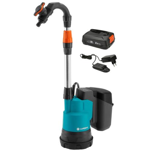GARDENA 2000/2 18V P4A KIT POMPA A CIST.ACQUA PIOV.A BATT. MOD. 14602-20 EAN 4078500054119