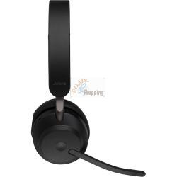 JABRA EVOLVE2 65 MS STEREO CUFFIA NERO BT USB-C MOD. 26599-999-899 EAN 5706991022841
