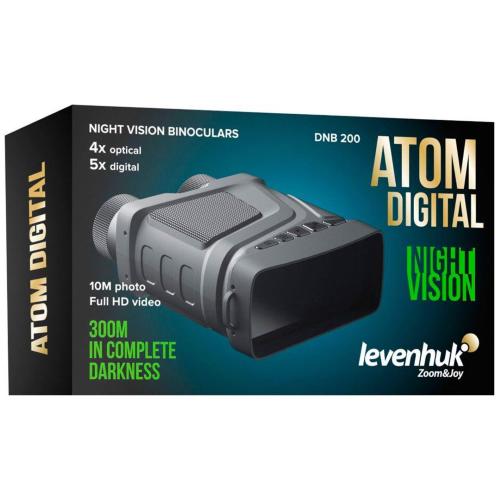 LEVENHUK ATOM DIGITAL DNB200 VISORE NOTTURNO BINOCULARE MOD. 81702 EAN 5905555001234