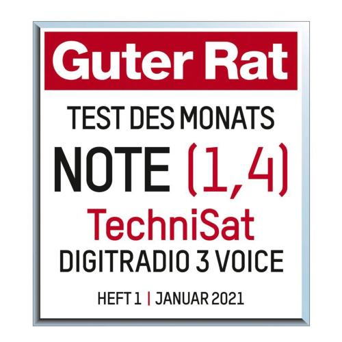 TECHNISAT DIGITRADIO 3 VOICE MOD. 0000/3963 EAN 4019588039636