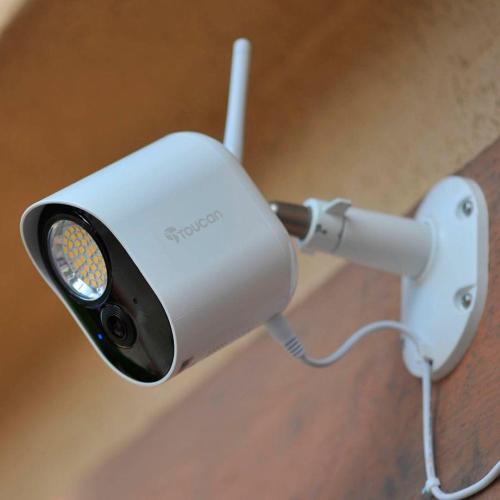 TOUCAN SECURITY LIGHT CAMERA CON RADAR MOTION DETECTION MOD. TSLC10WU-ML EAN 5060719470407