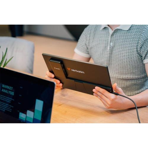 VERBATIM PORTABLE FULL HD TOUCH MONITOR LIGHT POWER BANK 5000MAH MOD. 32088 EAN 23942320883