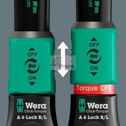 WERA CLICK-TORQUE LOCK A6 R/L MOD. 5075694001 EAN 4013288233653