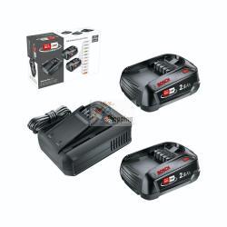 BOSCH STARTER-SET 18V 2X 2,5AH AKKU + LADEGERÃ¤T MOD. 1600A031T5