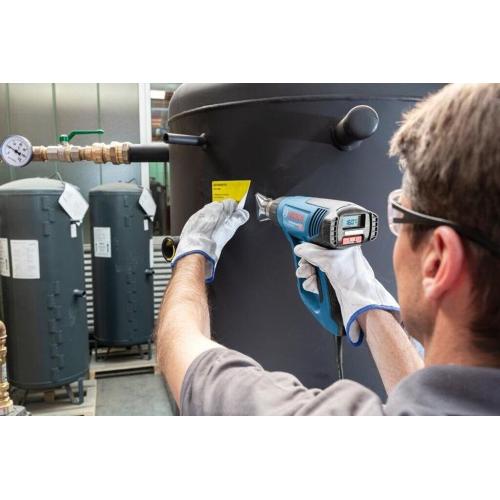Pistola ad aria calda Bosch GHG23-66 650C 2300W + accessori + custodia    