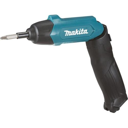 Avvitatore a batteria Makita DF001DW 1/4" 6Nm 200rpm con 1 batterie da 1.5Ah 3.6V Li-Ion + 81 accessori + custodia