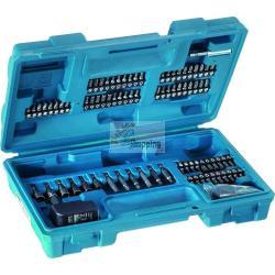Avvitatore a batteria Makita DF001DW 1/4" 6Nm 200rpm con 1 batterie da 1.5Ah 3.6V Li-Ion + 81 accessori + custodia