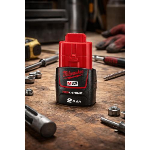 Batteria Milwaukee M12B2 12V 2Ah Li-Ion
