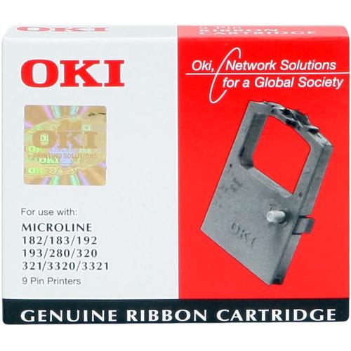 ORIGINALE OKI Nastro colorato nero 182/3321 09002303 3 milioni cifre 182/3321 09002303 EAN 5031713351009