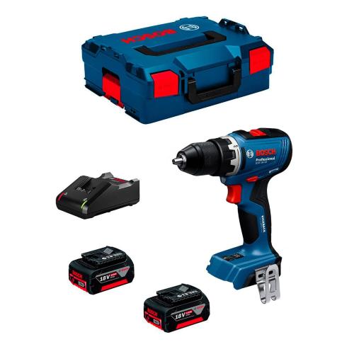 Trapano a Percussione BOSCH GSR 18V-65 (2 x 5,0 Ah + GAL 18V-40 + L-Boxx 136)