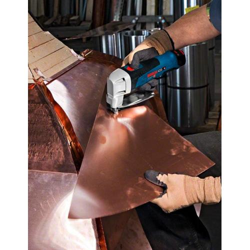 Cesoia per metallo BOSCH GSC 12V-13 (Solo corpo + L-Boxx 102)