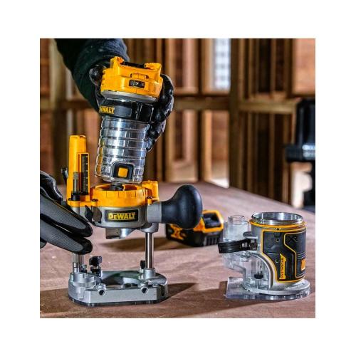 Fresatrice DeWALT DCW604P2T (2 x 5,0 Ah + DCB115 + TSTAK VI)