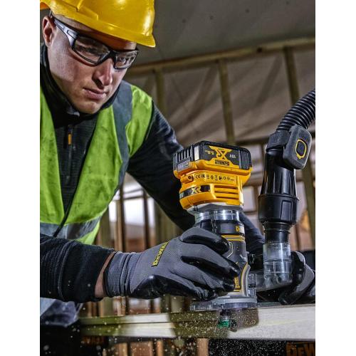 Fresatrice DeWALT DCW604P2T (2 x 5,0 Ah + DCB115 + TSTAK VI)