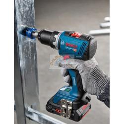 Trapano a Percussione BOSCH GSR 18V-65 (2 x 5,0 Ah + GAL 18V-40 + L-Boxx 136)