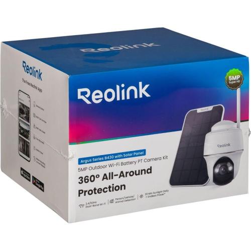 REOLINK ARGUS PT B430 MIT SOLAR PANEL MOD. BWPT2K05SP EAN 6976930221430