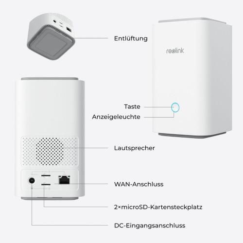 REOLINK HUB 1 SECURITY CENTER MOD. HH01128 EAN 6976930223694