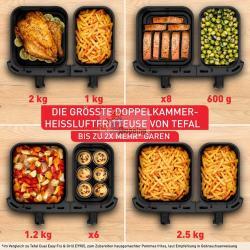 TEFAL EY 942 H DUAL EASY FRY XXL MOD. EY942H EAN 3045380026674