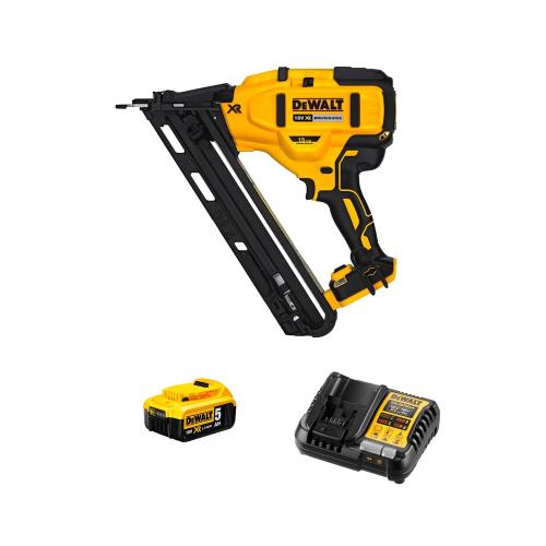 Chiodatrice DeWALT DCN650P1-SK (1 x 5,0 Ah + DCB1104)