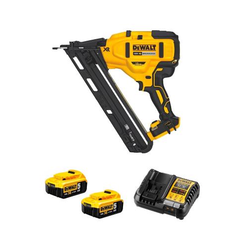 Chiodatrice DeWALT DCN650P2-SK (2 x 5,0 Ah + DCB1104)