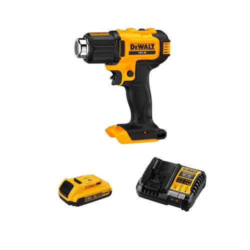 Pistola Termica DeWALT DCE530D1-SK (1 x 2,0 Ah + DCB1104)