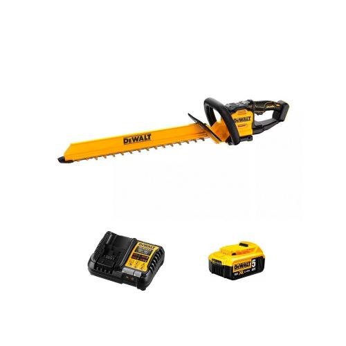 Tagliasiepi DeWALT DCMHT567P1-SK (1 x 5,0 Ah + DCB1104)