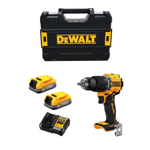 Trapano a Percussione DeWALT DCD799E2T (2 x 1,7 Ah Powerstack + DCB1104 + TSTAK II)
