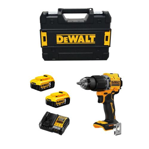 Trapano a Percussione DeWALT DCD799P2T (2 x 5,0 Ah + DCB1104 + TSTAK II)