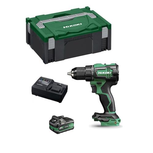 Trapano a Percussione HIKOKI DV18DEA1X (1 x 2,5Ah/5,0 Ah + UC18YSL3 + Valigetta HSC II)