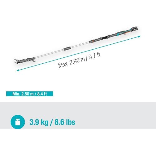Forbici da potatura a batteria Gardena HighCut250/18VP4A 28 mm 1x2 Ah 18 V Li-Ion    