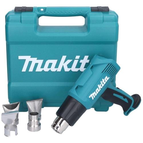 Pistola ad aria calda Makita HG6030K 600C 300L/min 1800W + ugelli + custodia    
