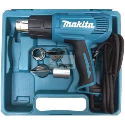 Pistola ad aria calda Makita HG6030K 600C 300L/min 1800W + ugelli + custodia    
