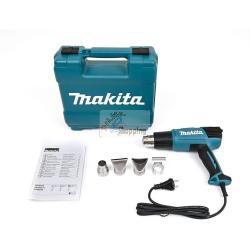 Pistola ad aria calda Makita HG6030K 600C 300L/min 1800W + ugelli + custodia    