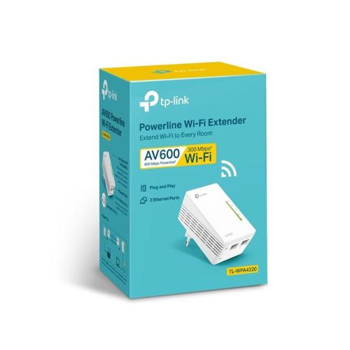 ORIGINALE TP-Link Accessori per computer Bianco TL-WPA4220 Powerline Adapter TL-WPA4220 Powerline Adapter EAN 6935364032241