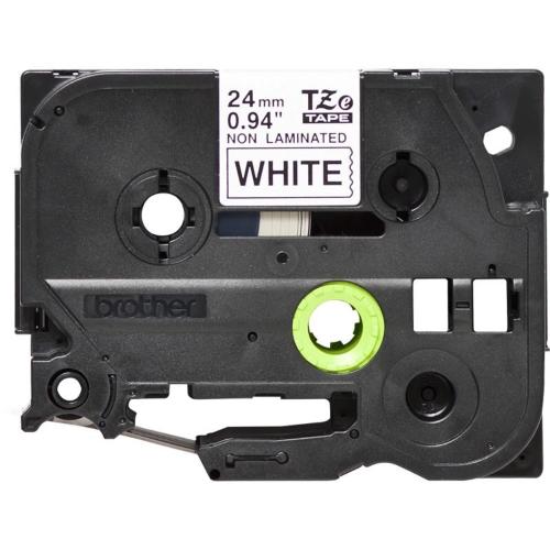 ORIGINALE Brother Nastro Nero su bianco TZe-N251 Nastro per etichettatura nero su bianco Brother TZe-N251 â€" 24 mm di larghezza TZe-N251  EAN 4977766692618