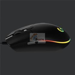 ORIGINALE Logitech Accessori per computer nero 910-005796 G203 Gaming Maus USB, 6 pulsanti, 200 - 8000 DPI, RGB, 2.1 m, 62.15 x 116.6 x 38.2 mm, 85 g 910-005796 G203 Gaming Maus EAN 5099206089167
