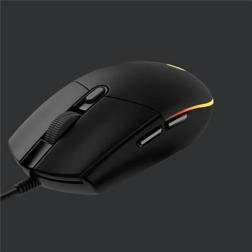 ORIGINALE Logitech Accessori per computer nero 910-005796 G203 Gaming Maus USB, 6 pulsanti, 200 - 8000 DPI, RGB, 2.1 m, 62.15 x 116.6 x 38.2 mm, 85 g 910-005796 G203 Gaming Maus EAN 5099206089167
