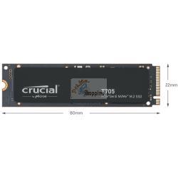 Crucial SSD T705 4TB PCie 5.0 NVMe mod. CT4000T705SSD3