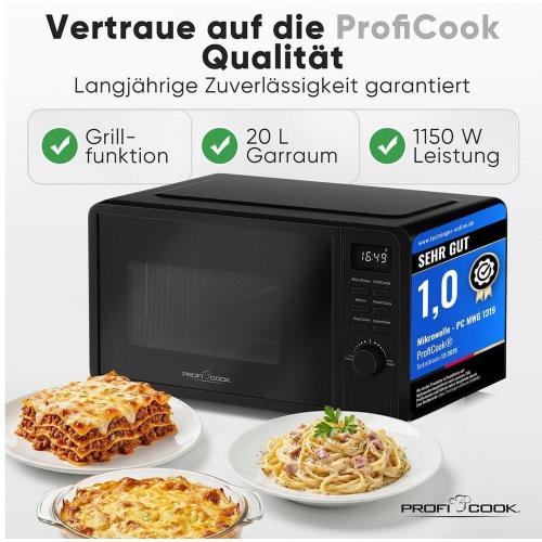 PROFICOOK PC-MWG 1319 SCHWARZ 20L MOD. 501319 EAN 4006160131901