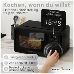 PROFICOOK PC-MWG 1319 SCHWARZ 20L MOD. 501319 EAN 4006160131901
