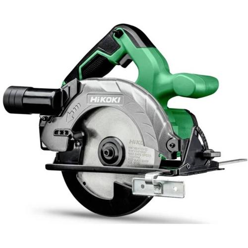 Sega circolare a batteria Hikoki C1806DAW2Z da 165 mm, 3800 giri/min, solo, 18 V, agli ioni di litio, con custodia.    