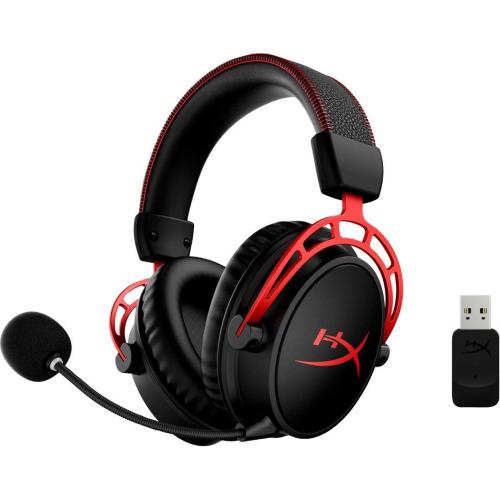 HYPERX CLOUD ALPHA CUFFIE NERO-ROSSO, WIRELESS MOD. 4P5D4AA EAN 0196188046036