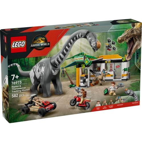 LEGO JURASSIC WORLD 76973 RAPTOR TITANOSAURUS TRACKING MISSION MOD. 76973 EAN 5702017812786