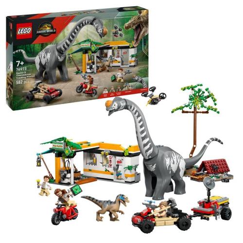 LEGO JURASSIC WORLD 76973 RAPTOR TITANOSAURUS TRACKING MISSION MOD. 76973 EAN 5702017812786