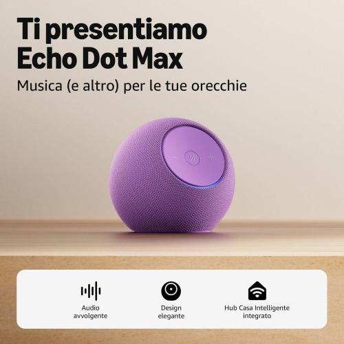 AMAZON ECHO DOT MAX 2025 AMETHYST MOD. ECHO DOT AMETHYST EAN 0840414604667