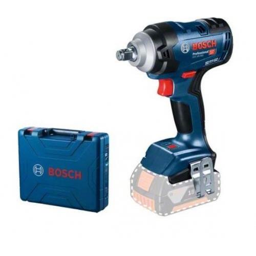 Avvitatore a impulsi senza fili Bosch GDS18V-400, 400 Nm, 2500 giri/min, Solo 18V agli ioni di litio, con custodia.    