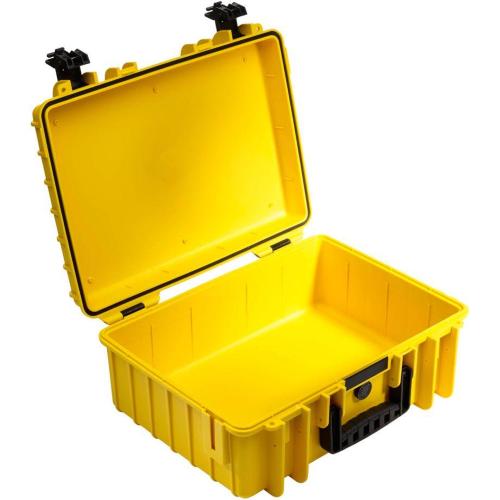 B&W OUTDOOR CASE TYPE 5000 GIALLO CON INSERTO SCHIUMA MOD. 5000/Y/SI EAN 4031541703361