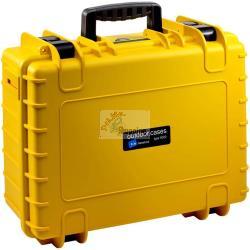 B&W OUTDOOR CASE TYPE 5000 GIALLO CON INSERTO SCHIUMA MOD. 5000/Y/SI EAN 4031541703361